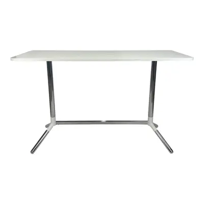 Mötesbord Materia Obi Vit/Krom 180x70