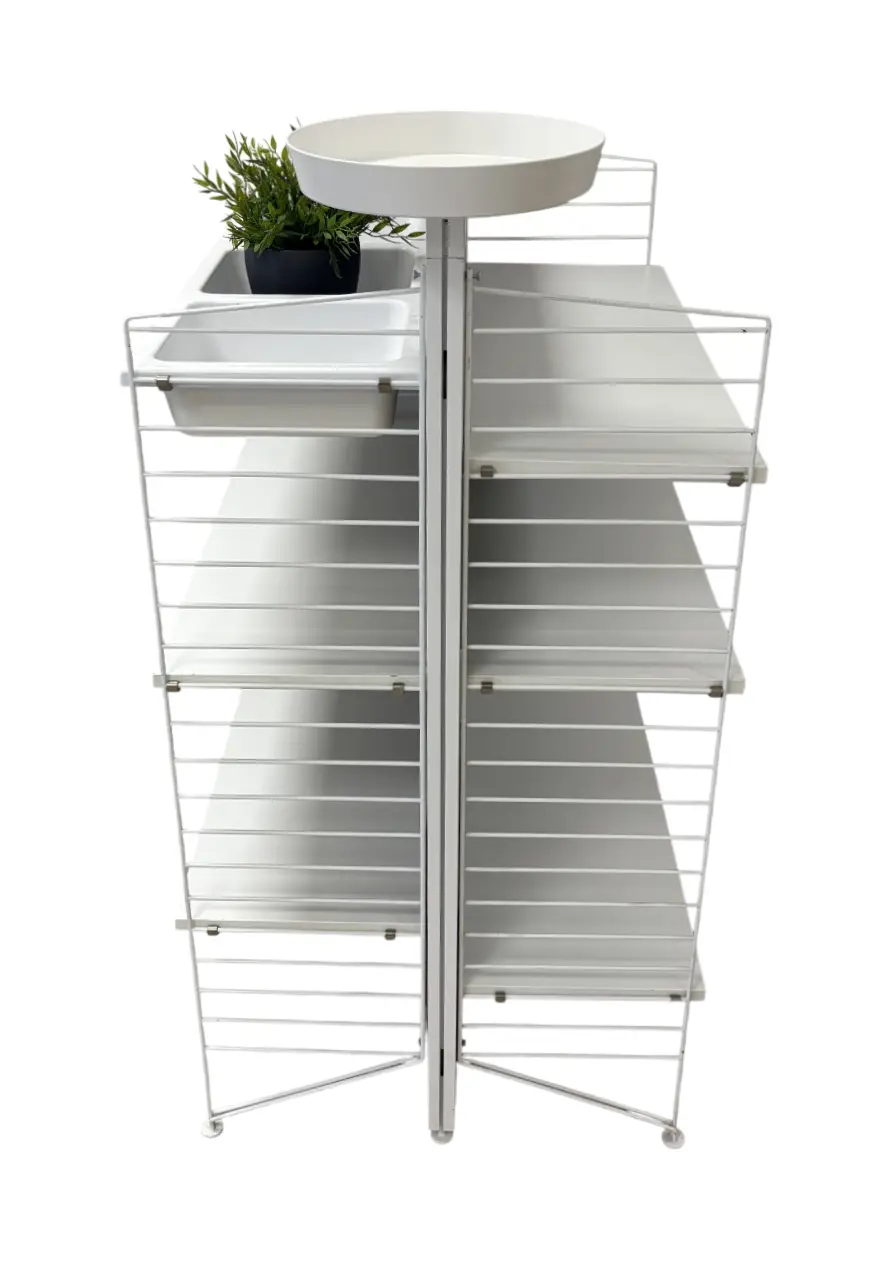 Hylla String Furniture Fristående GråVit (3)