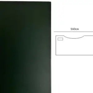 Bordsskiva SA-Möbler Laptop Linoleum Grön 160x80 Kabellucka