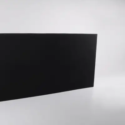 Bordsskärm Edsbyn 160x65 Svart