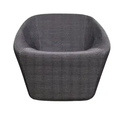 Fåtölj Pedrali Log 366 Mörkgrå (5)