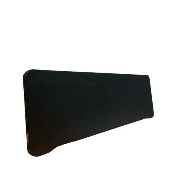 Bordsskärm Lintex Edge Svart 120×40