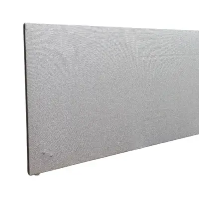 Bordsskärm Zilenzio Grå 160×65 (2)