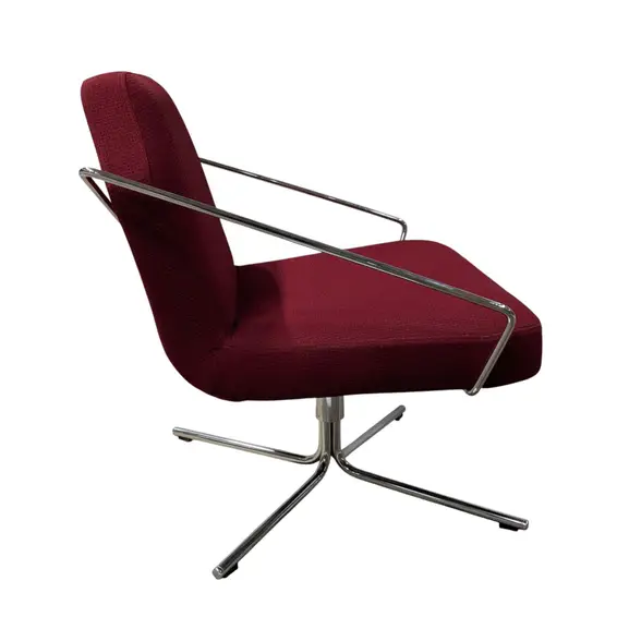 Fåtölj Skandiform Aeon F-280 RödKrom (4)