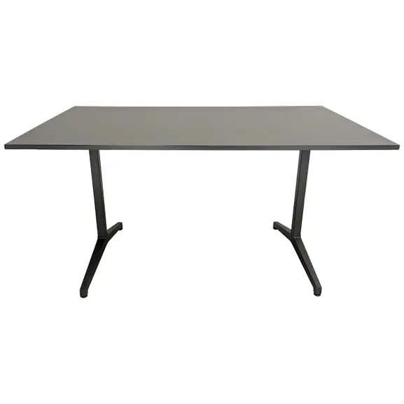 RPG 263305-252853 Underrede Lammhults Archal T Mörkgrå 140x80cm m skiva