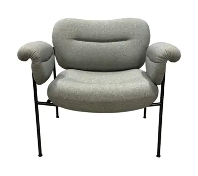 Fåtölj Fogia Bollo GråSvart (1)