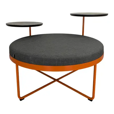 Sittpuff med bord Johanson Design Shima OrangeGrå (4)