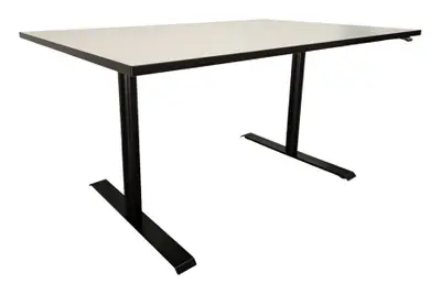 Elskrivbord Lanab Design Svart 120-140×80-90 (6)