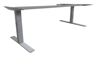 Elskrivbord Kinnarps Oberon Grå 200×120