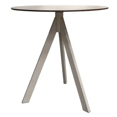 Cafébord Pedrali Beige/Ask Ø70