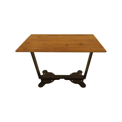 Utomhusbord 107x60 Trä/Svart