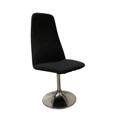 Stol Johanson Design Viggen MörkgråKrom (2)