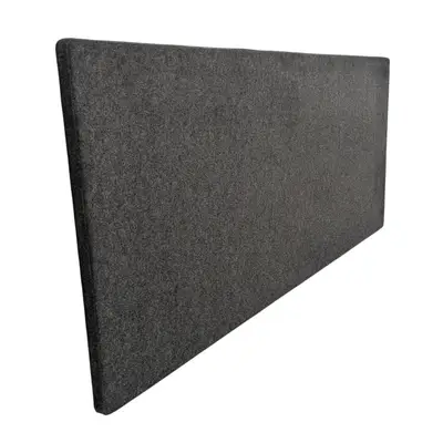 Bordsskärm Akustil Akuframe Mörkgrå 140×65