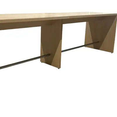 Barbord AskStål 330×80