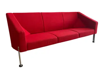 Soffa Fritz Hansen Decision 3-Sits RödKrom