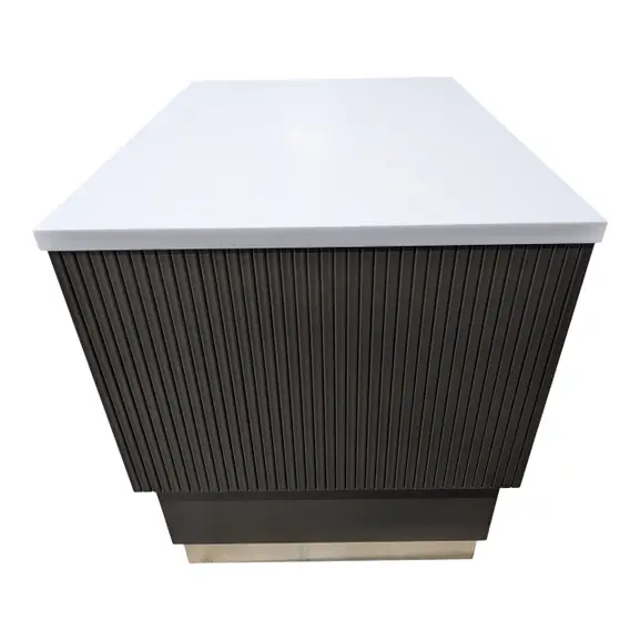 Receptionsdisk GråBrunVit 90×74 (6)