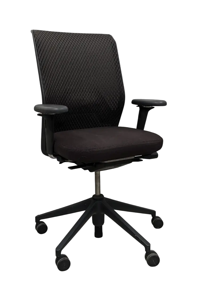 Kontorsstol Vitra ID Mesh MörkrödSvart