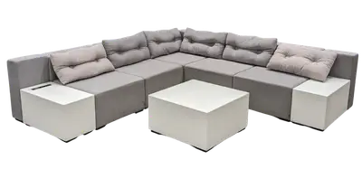 Modulsoffa Materia Monolog LjusgråVit