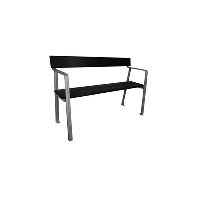 Utomhussoffa Byarum Piccolo Svart/Aluminium