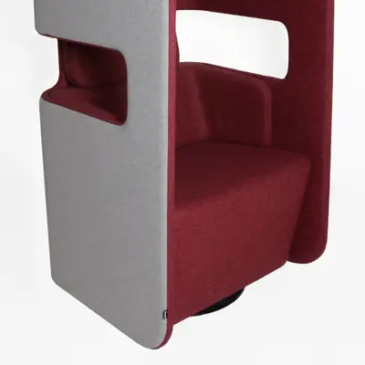 Martela Podseat Vinröd/Grå