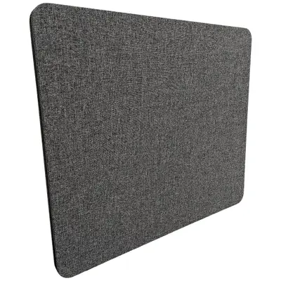 Bordsskärm Lintex Edge Mörkgrå/Svart 80x70