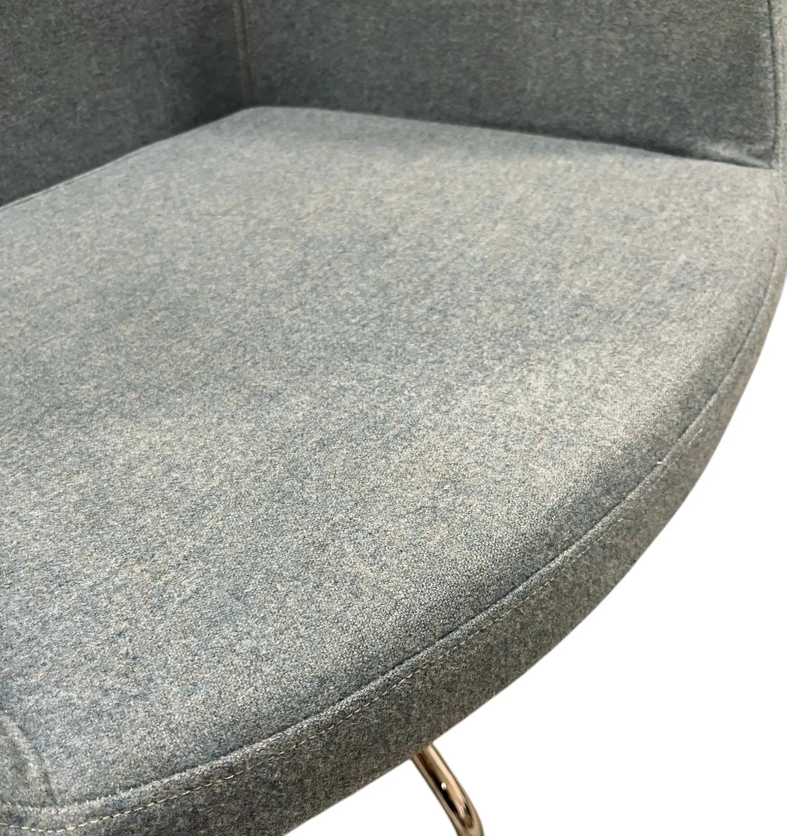 Konferensstol Swedese Happy LjusblåKrom (3)