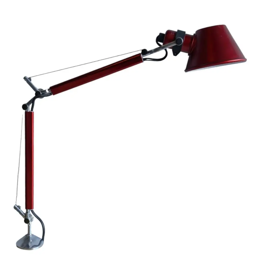 Skrivbordslampa Artemide Tolomeo Röd (5)