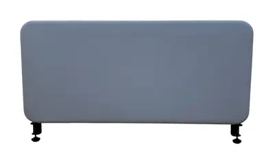 Bordsskärm Abstracta Softline Grå 100×45 (2)