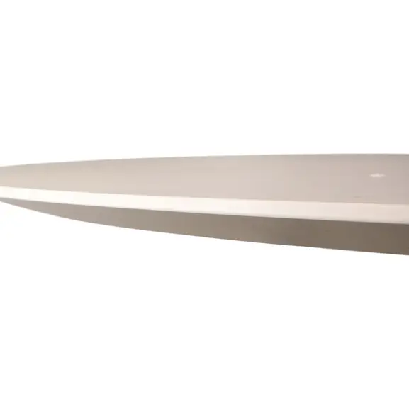 Bordsskiva Andreu World ø140cm Vit Kabelhål INRECO