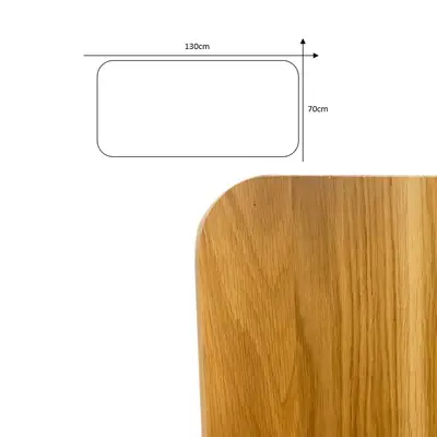 Bordsskiva RP Ek 130x70