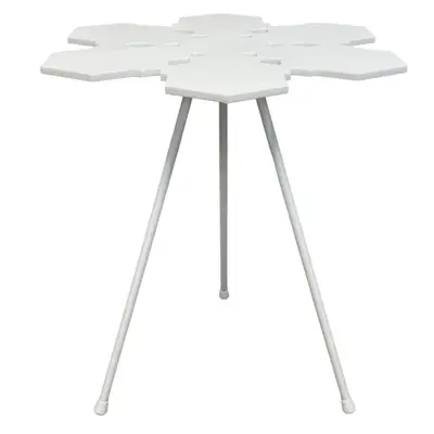 Sidobord Offecct Snowflake Vit (2)