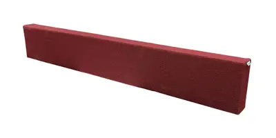 Ljudabsorbent Zilenzio Timber Vinröd 100×15