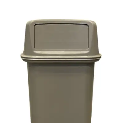 Papperskorg Rubbermaid Beige