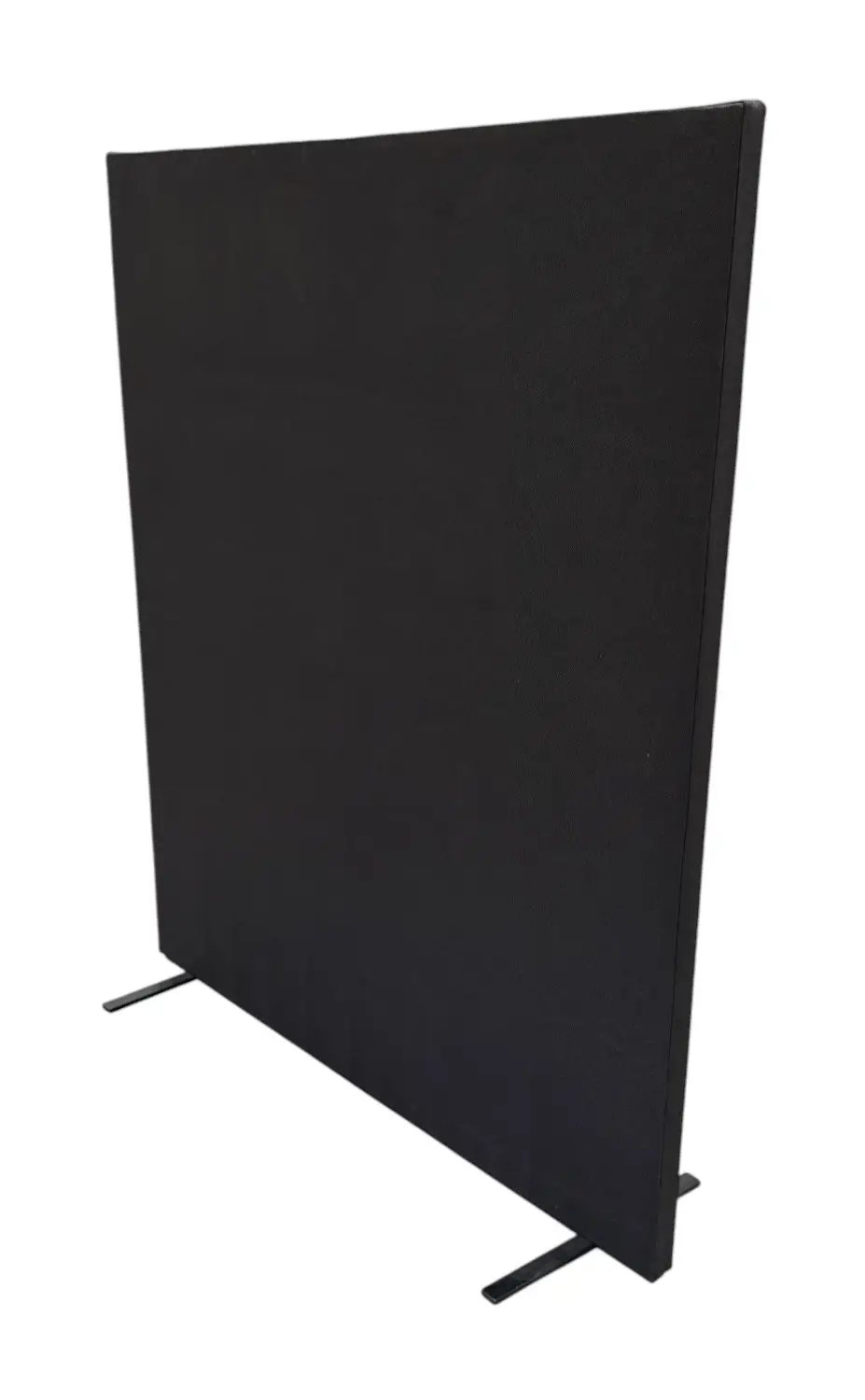 Golvskärm BrunSvart 120×142