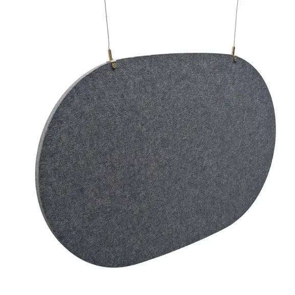 Ljudabsorbentrumsavdelare Blå Takhängd 100×65 (2)