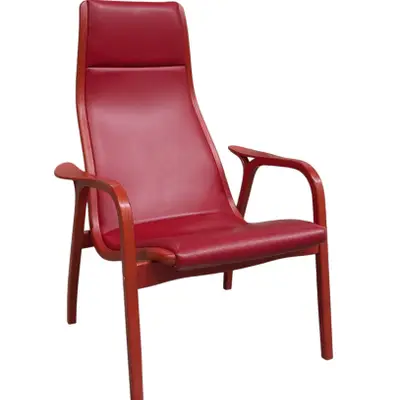 Fåtölj Swedese Lamino RödSkinn