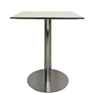 Sidobord VitKrom 60×60