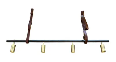 Taklampa Rubn Long John 4 SvartMässing (2)