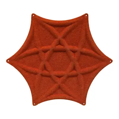 Ljudabsorbent Abstracta Airflake OrangeRostbrun