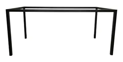 Bordsunderrede Svart 160×80 (1)