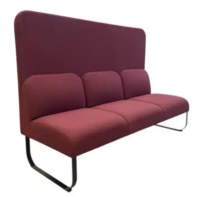 Soffa Johansson Design Bail 3-sits Vinröd (3)