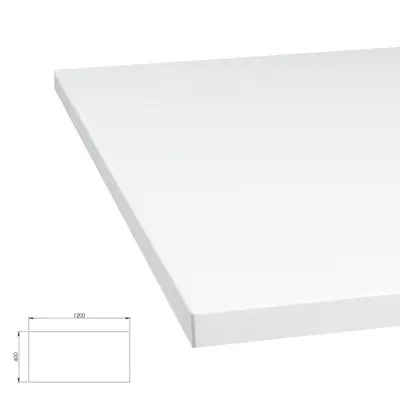 Bordsskiva Vit 120x60