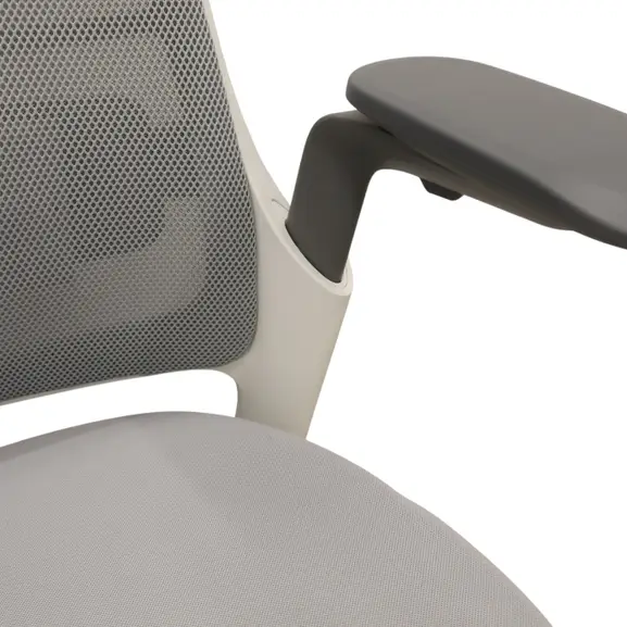 Kontorsstol Steelcase Series 1 GråVit (2)