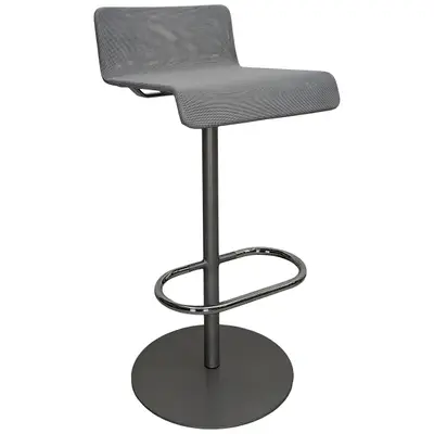 RPG 043305-259561 Barstol Lammhults Millibar LjusgråKrom Sitthöjd 78cm