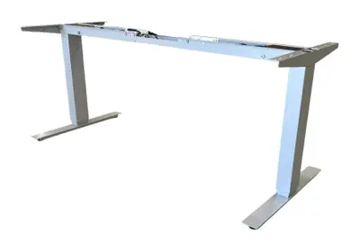 Elskrivbord Edsbyn Opus Ljusgrå 120-200×70-80 (3)