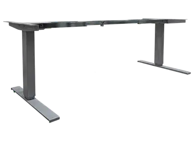 Elskrivbord Swedstyle L-Fot Grå