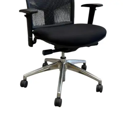 Kontorsstol Brizley Wave Mesh Svart (3)