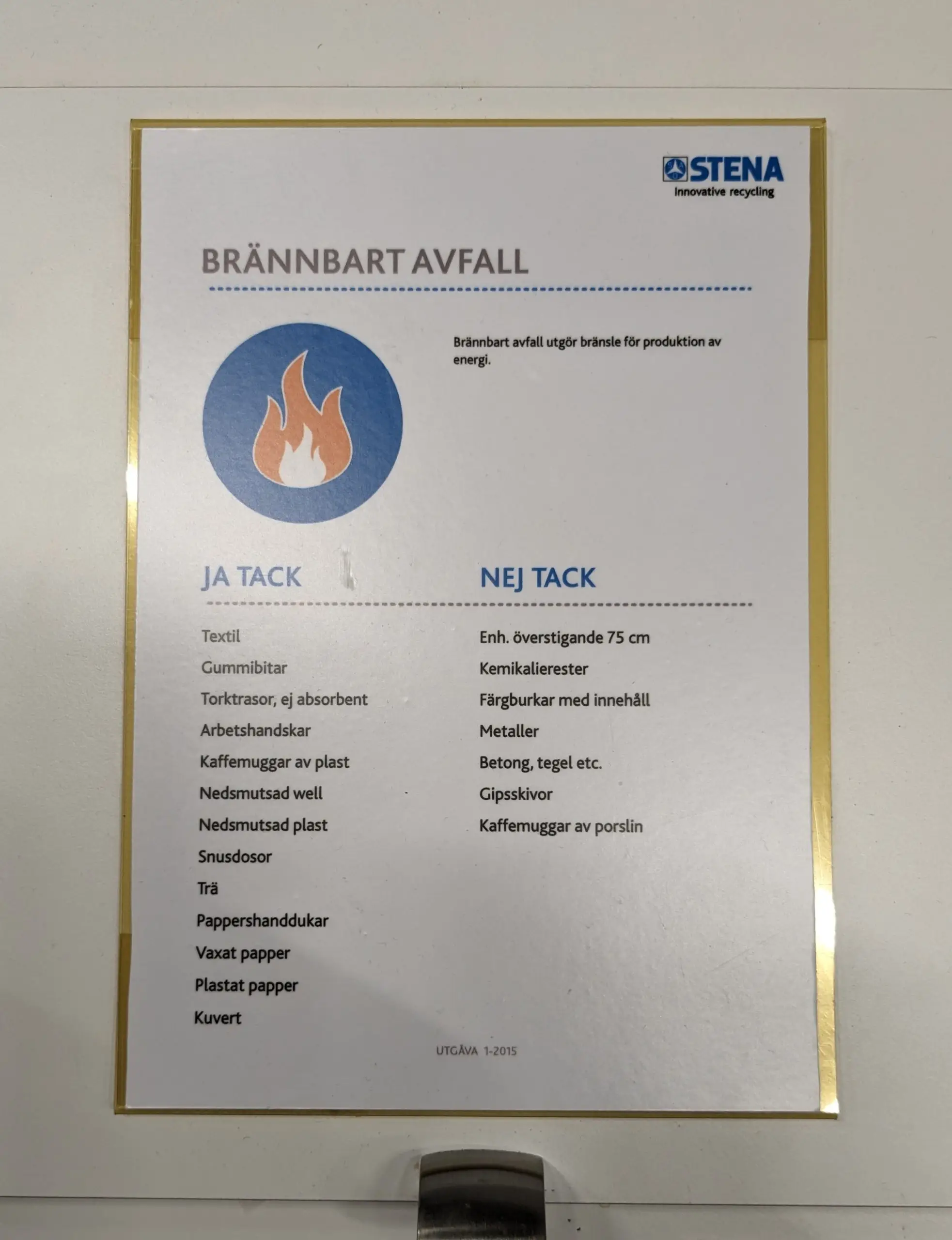 Miljösortering PWS Brännbart Vit (2)