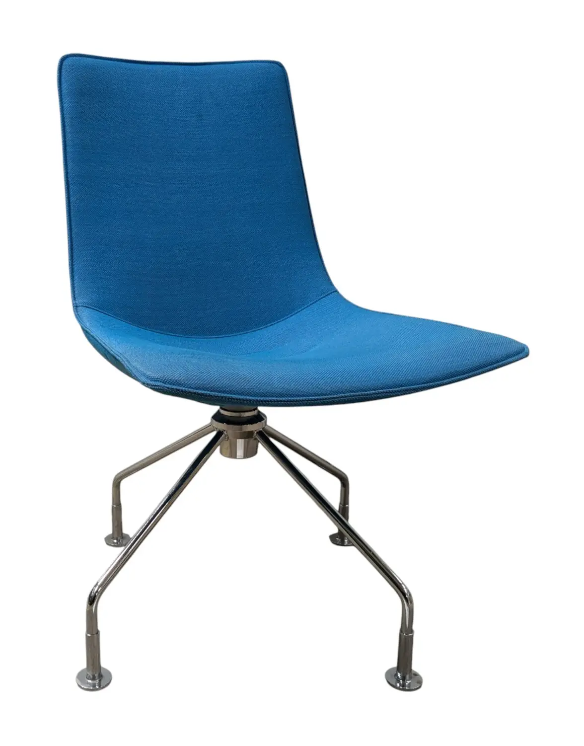 Konferensstol Lammhults Comet BlåLilaKrom