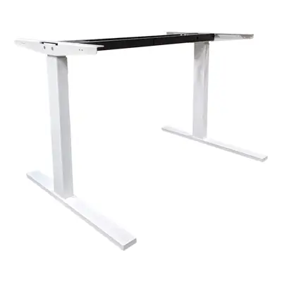 Elskrivbord Vit Flexibelt L-fot 140×80 (2)